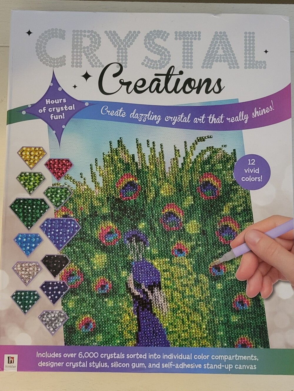 Crystal Creations Diamond Art Proud Peacock